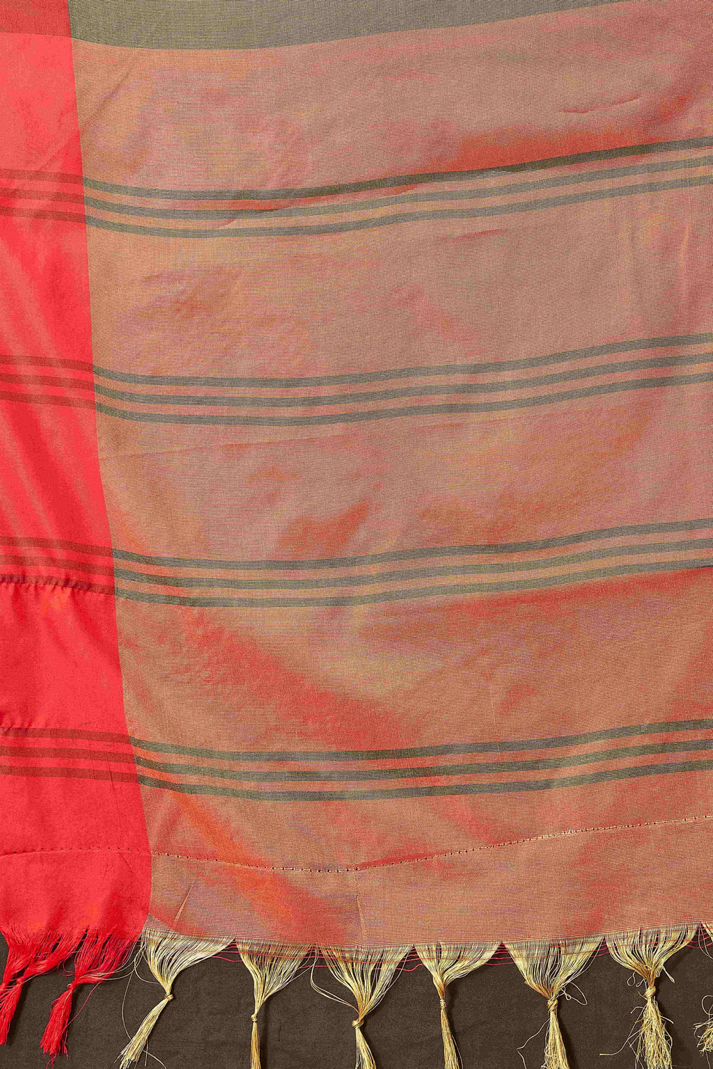 Hiral Fashion Olive Banarasi Soft Silk Solid Saree | Grocsy