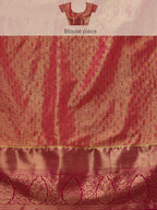 Green Pure Silk Woven Zari Design Floral Saree with Unstitched Blouse - Hiral Fashion | Grocsy