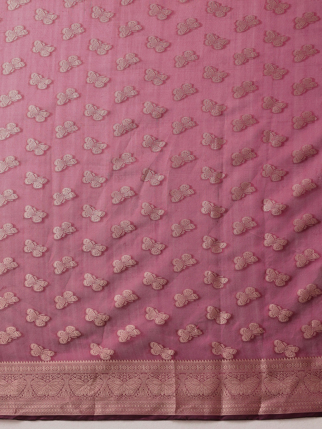 Hiral Fashion Purple Banarasi Organza Silk Abstract Woven Design Saree | Grocsy