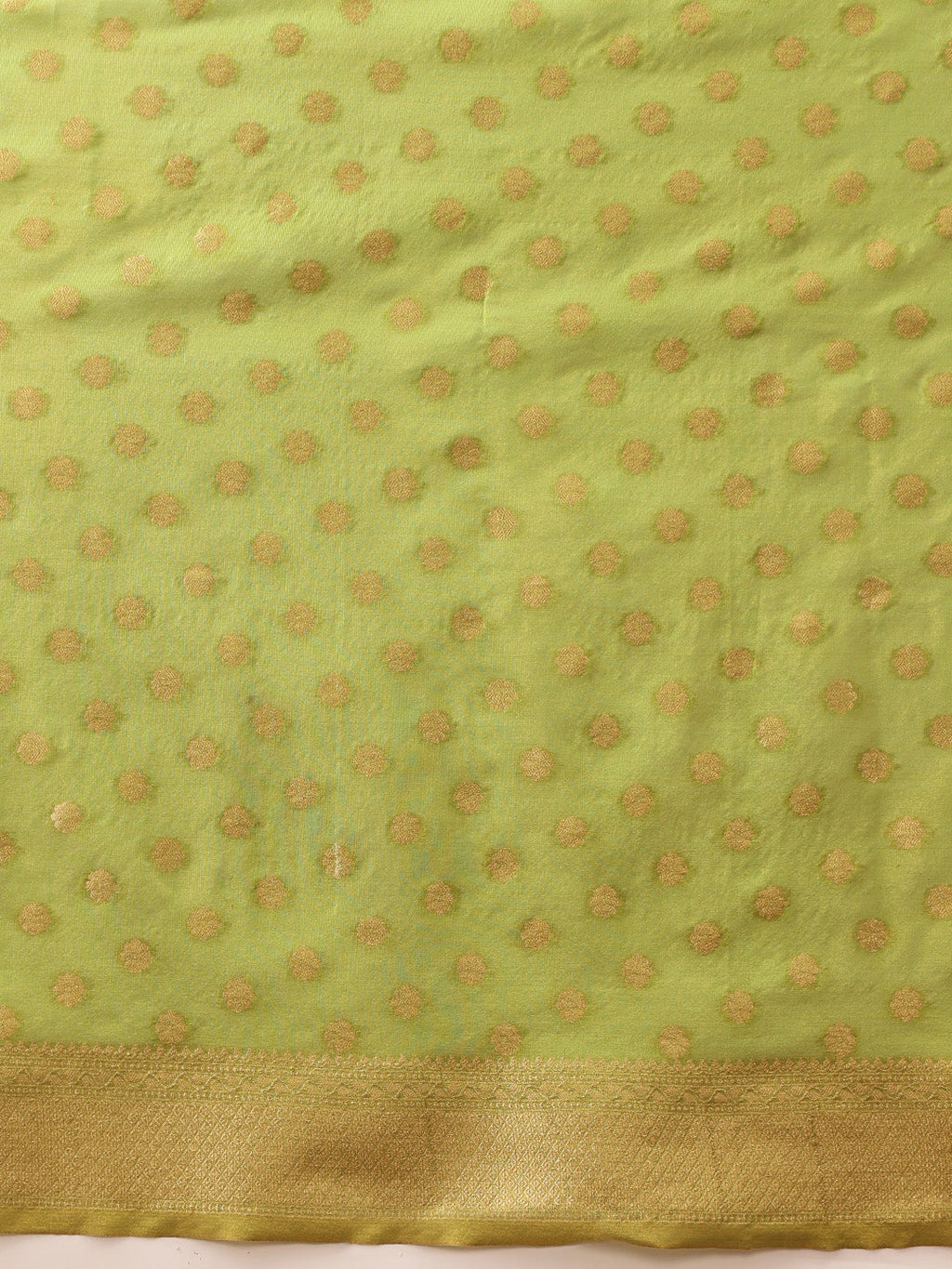 Hiral Fashion Green Kanjivaram Tissue Silk Floral Zari Woven Saree | Grocsy