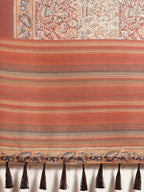 Multicolor Pure Cotton Printed Floral Saree with Unstitched Blouse - Hiral Fashion | Grocsy