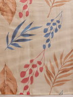 Hiral Fashion Off White Bollywood Cotton Tissue Floral Digital Printed Saree | Grocsy