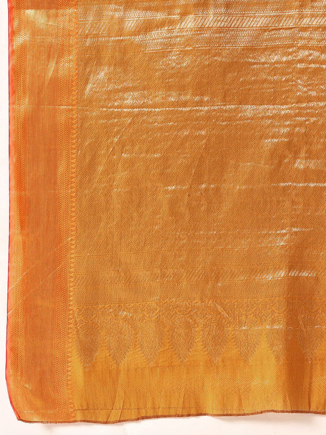 Hiral Fashion Mustard Kanjeevaram Banarasi Silk Ikkat Woven Design Saree | Grocsy