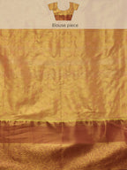 Green Pure Silk Woven Zari Design Floral Saree with Unstitched Blouse - Hiral Fashion | Grocsy
