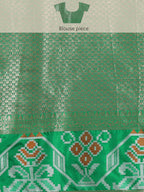 Red Banarasi Silk Woven Zari Design Checked Saree with Unstitched Blouse - Hiral Fashion | Grocsy