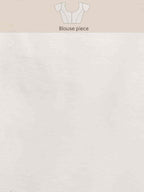 White Pure Cotton Woven Zari Design Paisley Saree with Unstitched Blouse - Hiral Fashion | Grocsy