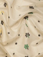 Black Pure Cotton Woven Zari Design Geomatric Saree with Unstitched Blouse - Hiral Fashion | Grocsy