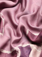 Pink Silk Blend Printed Abstract Saree with Unstitched Blouse - Hiral Fashion | Grocsy