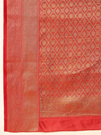 Hiral Fashion Blue Kanjeevaram Silk Woven Design Saree | Grocsy