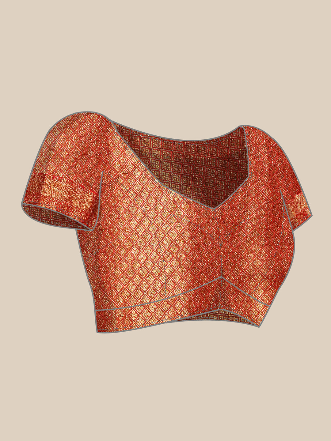 Hiral Fashion Blue Kanjeevaram Silk Woven Design Saree | Grocsy
