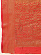 Hiral Fashion Green Kanjeevaram Silk Woven Design Saree | Grocsy