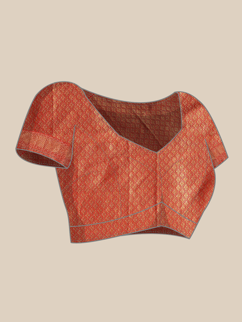 Hiral Fashion Grey Kanjeevaram Silk Woven Design Saree | Grocsy