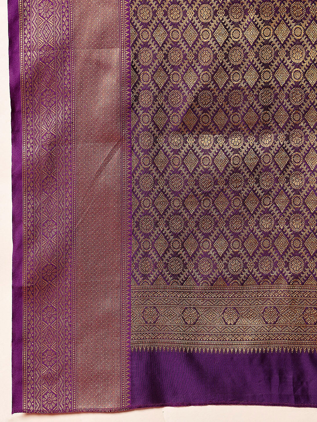 Hiral Fashion Pink Kanjeevaram Silk Woven Design Saree | Grocsy
