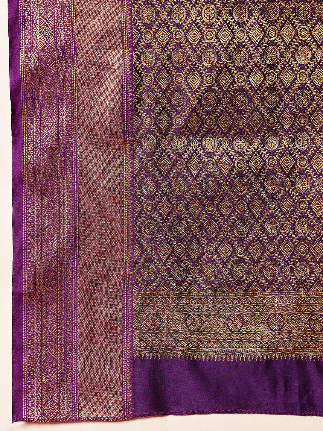 Hiral Fashion Pink Kanjeevaram Silk Woven Design Saree | Grocsy