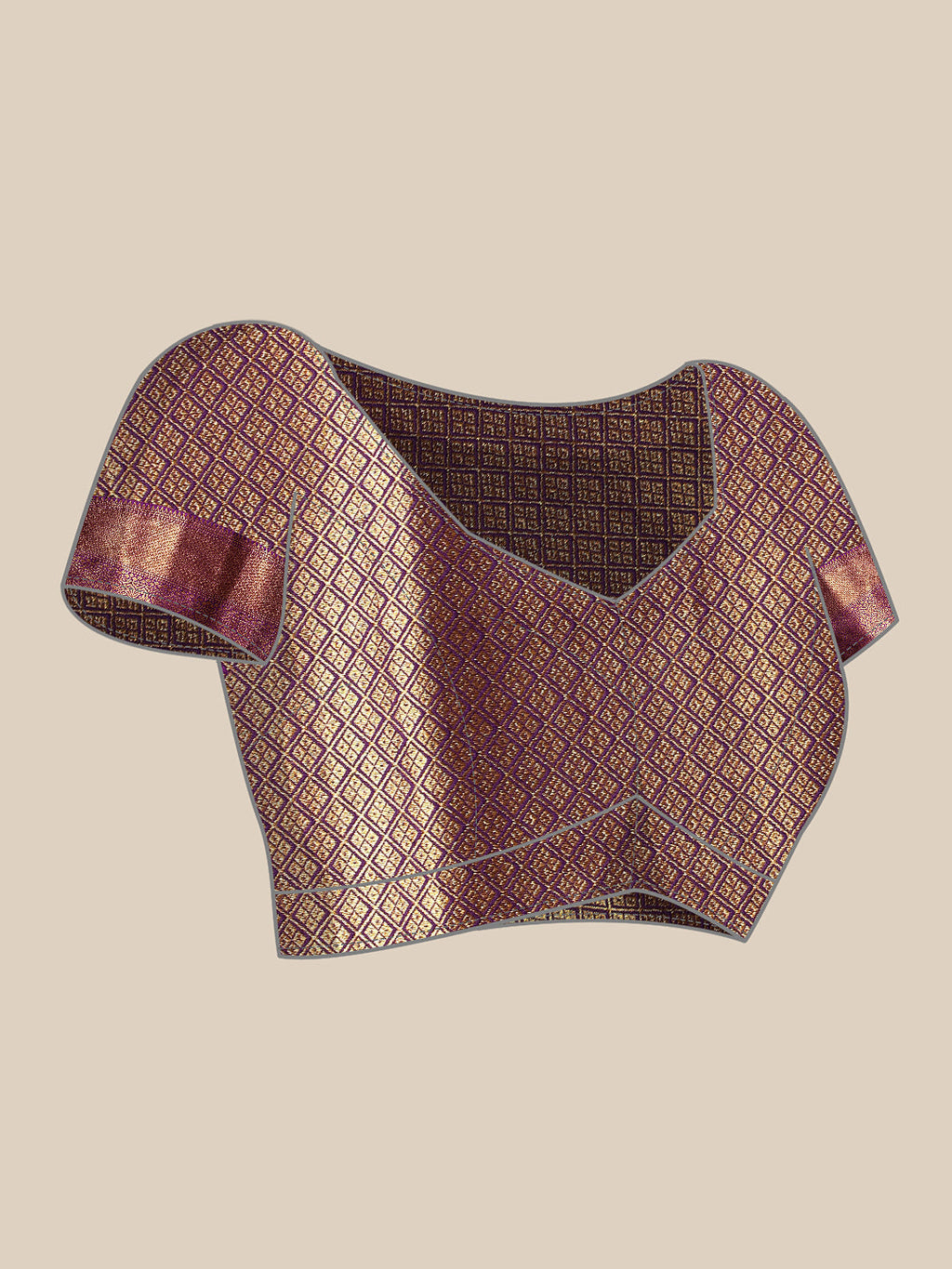 Hiral Fashion Pink Kanjeevaram Silk Woven Design Saree | Grocsy