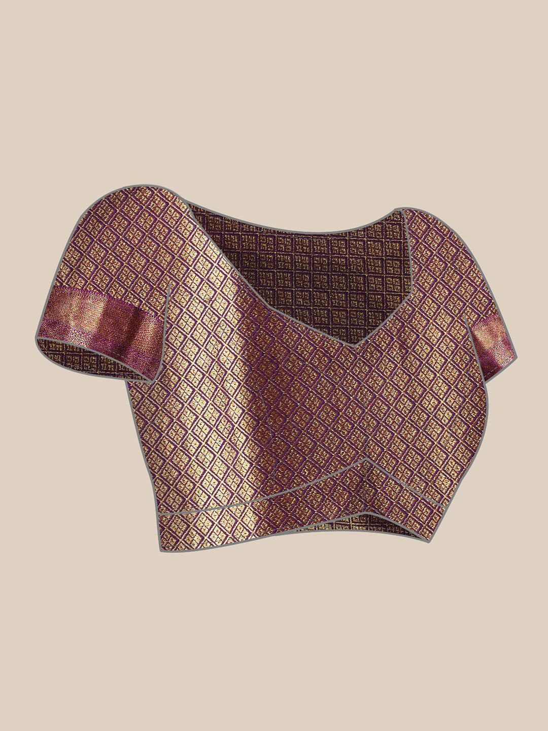 Hiral Fashion Pink Kanjeevaram Silk Woven Design Saree | Grocsy