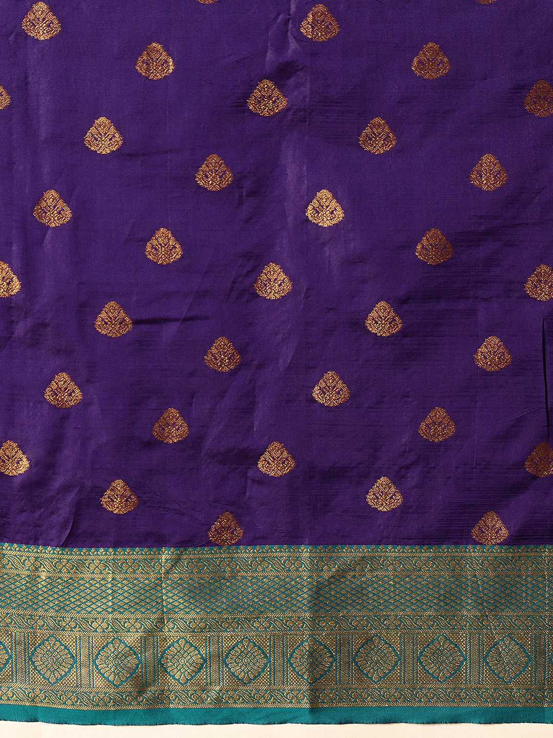 Hiral Fashion Blue Kanjeevaram Silk Woven Design Saree | Grocsy
