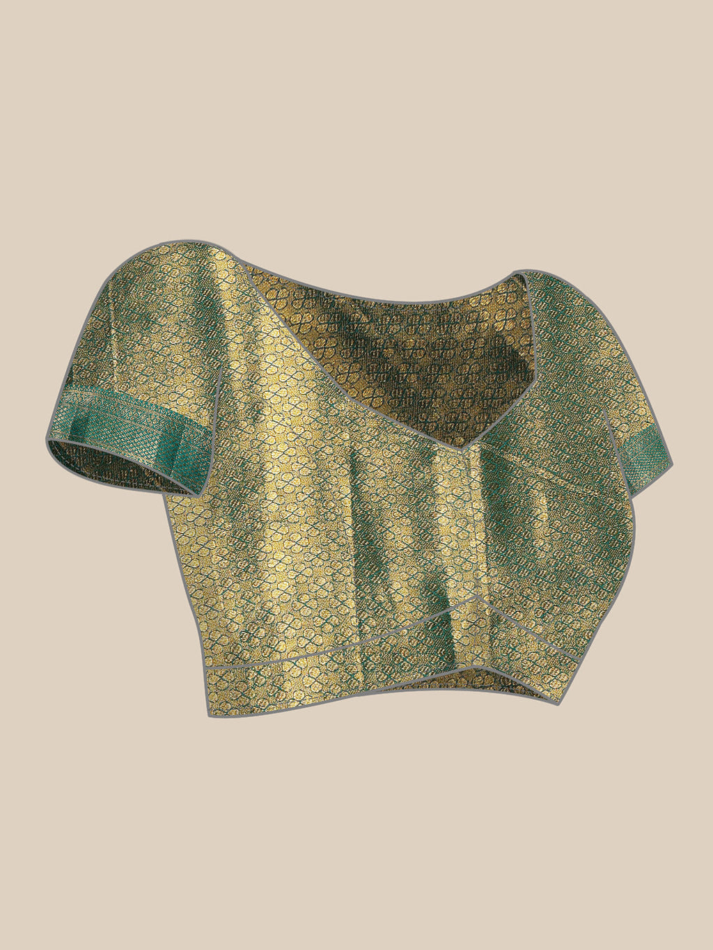 Hiral Fashion Blue Kanjeevaram Silk Woven Design Saree | Grocsy