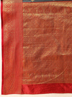 Hiral Fashion Grey Kanjeevaram Silk Woven Design Saree | Grocsy