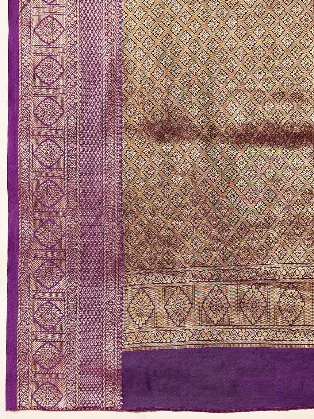 Hiral Fashion Pink Kanjeevaram Silk Woven Design Saree | Grocsy