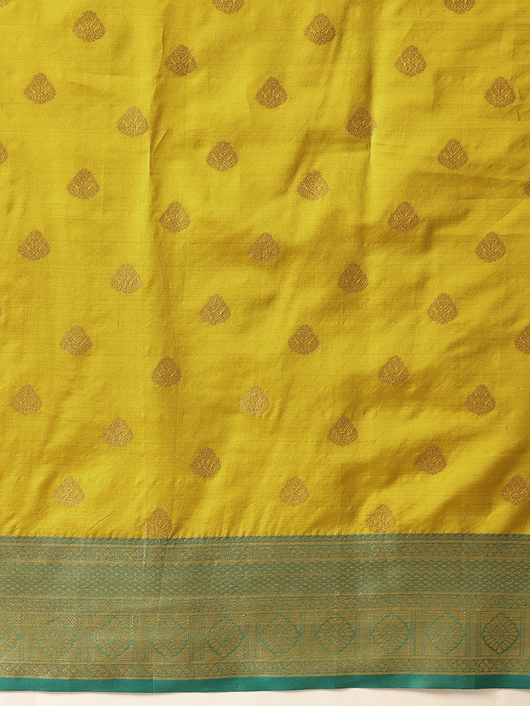 Hiral Fashion Yellow Kanjeevaram Silk Woven Design Saree | Grocsy