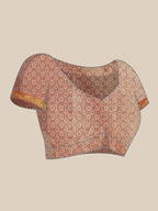 Mustard Brocade Woven Zari Design Floral Saree with Unstitched Blouse - Hiral Fashion | Grocsy