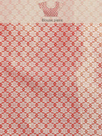 Pink Silk Blend Woven Zari Design Striped Saree with Unstitched Blouse - Hiral Fashion | Grocsy