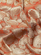 Yellow Art Silk Woven Zari Design Floral Saree with Unstitched Blouse - Hiral Fashion | Grocsy