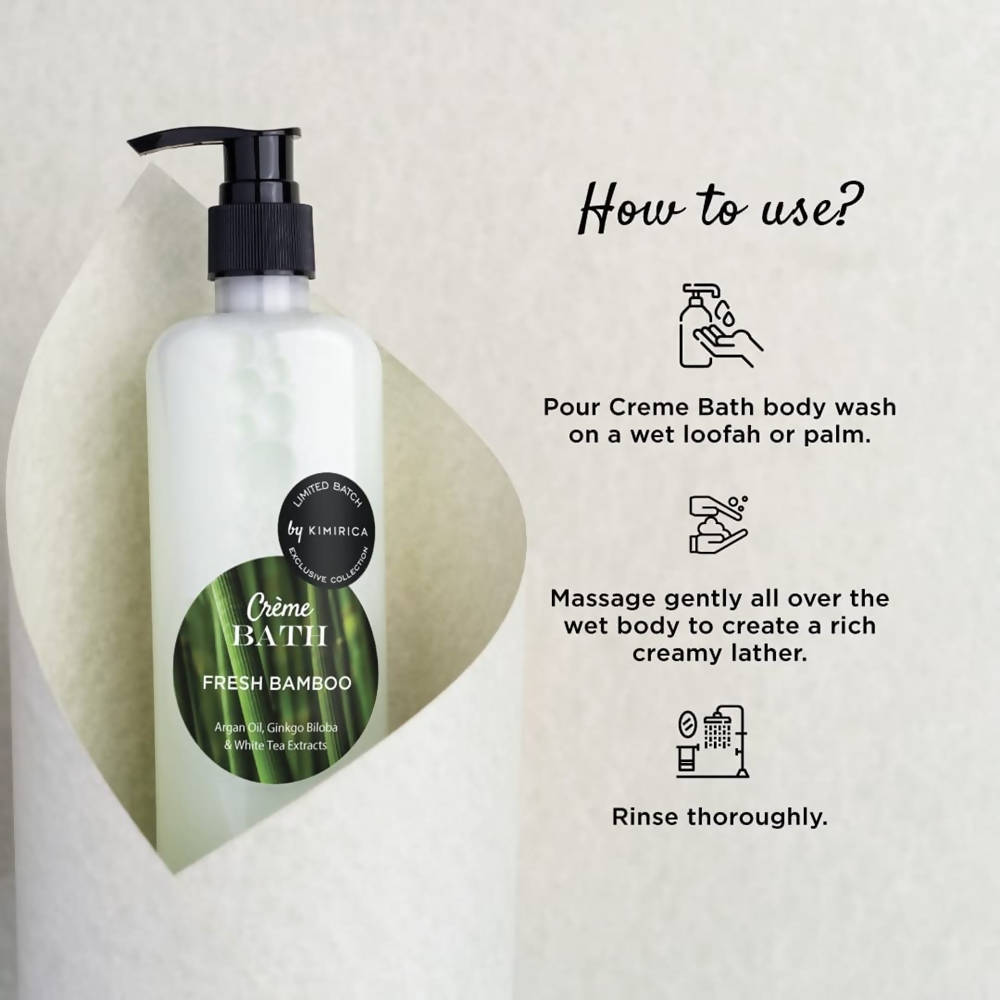 Kimirica Creme Bath Fresh Bamboo Body Wash | Grocsy