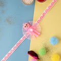 trueBrowns X Voylla Adorable Pink Teddy Bear Rakhi With Roli Chaawal Pack | Grocsy