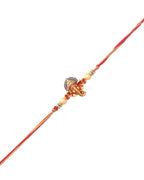 trueBrowns X Voylla Deity Inspired CZ Embellished Ganpati Rakhi | Grocsy