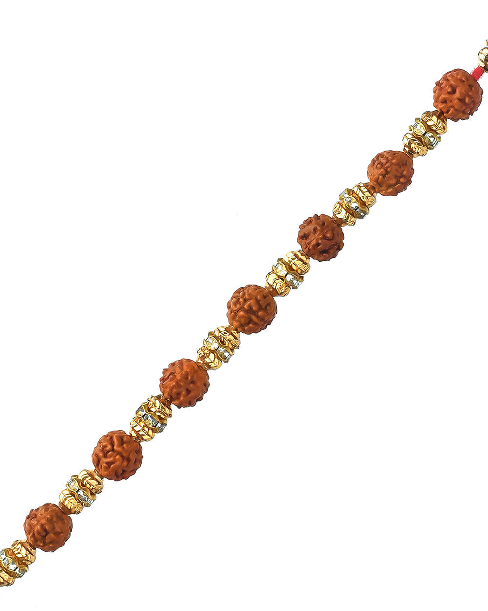 trueBrowns X Voylla Set Of 3 Auspicious Rudraksha Studded Rakhis | Grocsy