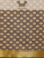 Multicolor Cotton Blend Printed Kalamkari Saree with Unstitched Blouse - Hiral Fashion | Grocsy