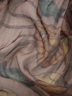 Multicolor Cotton Blend Printed Kalamkari Saree with Unstitched Blouse - Hiral Fashion | Grocsy