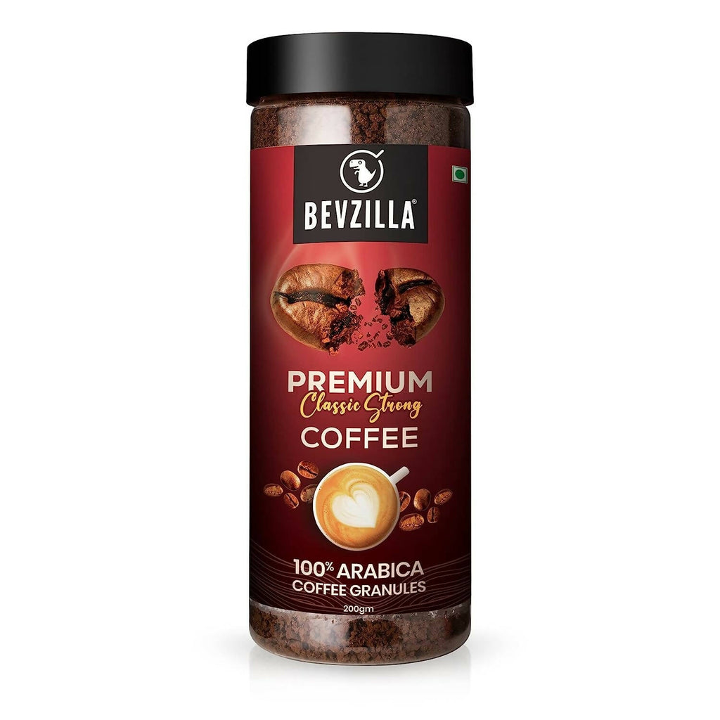 Bevzilla 100% Arabica Instant Classic Strong Coffee Powder | Grocsy