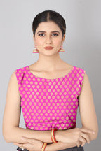 Olive Banarasi Silk Woven Zari Design Striped Saree with Unstitched Blouse - Hiral Fashion | Grocsy