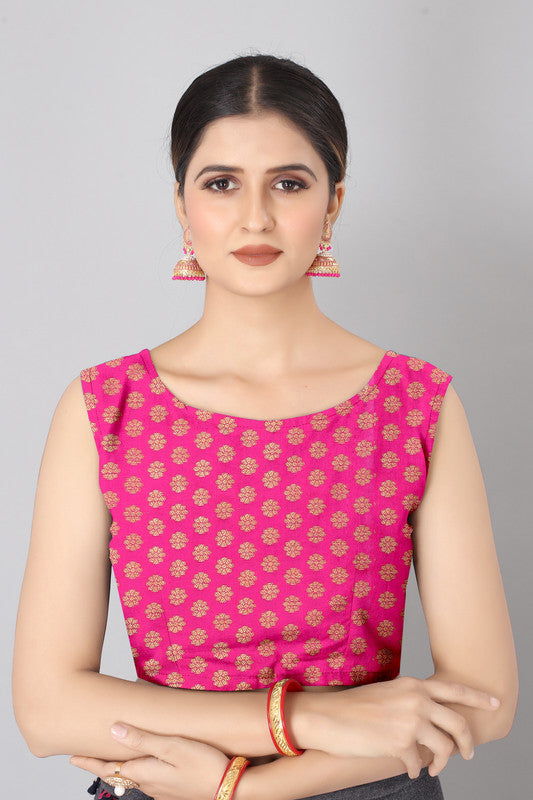 Black Silk Blend Woven Zari Design Striped Saree with Unstitched Blouse - Hiral Fashion | Grocsy