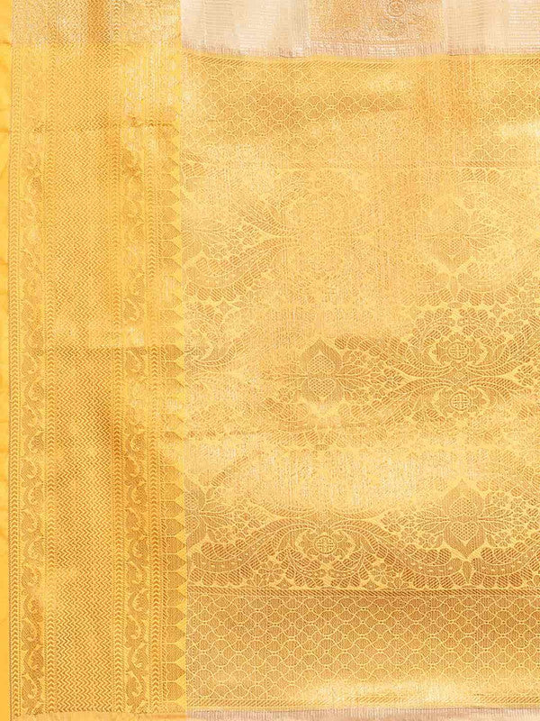 Beige Jute Silk Embellished Geomatric Saree with Unstitched Blouse - Hiral Fashion | Grocsy