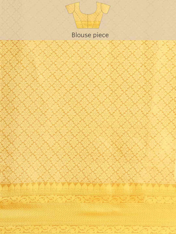 Beige Jute Silk Embellished Geomatric Saree with Unstitched Blouse - Hiral Fashion | Grocsy