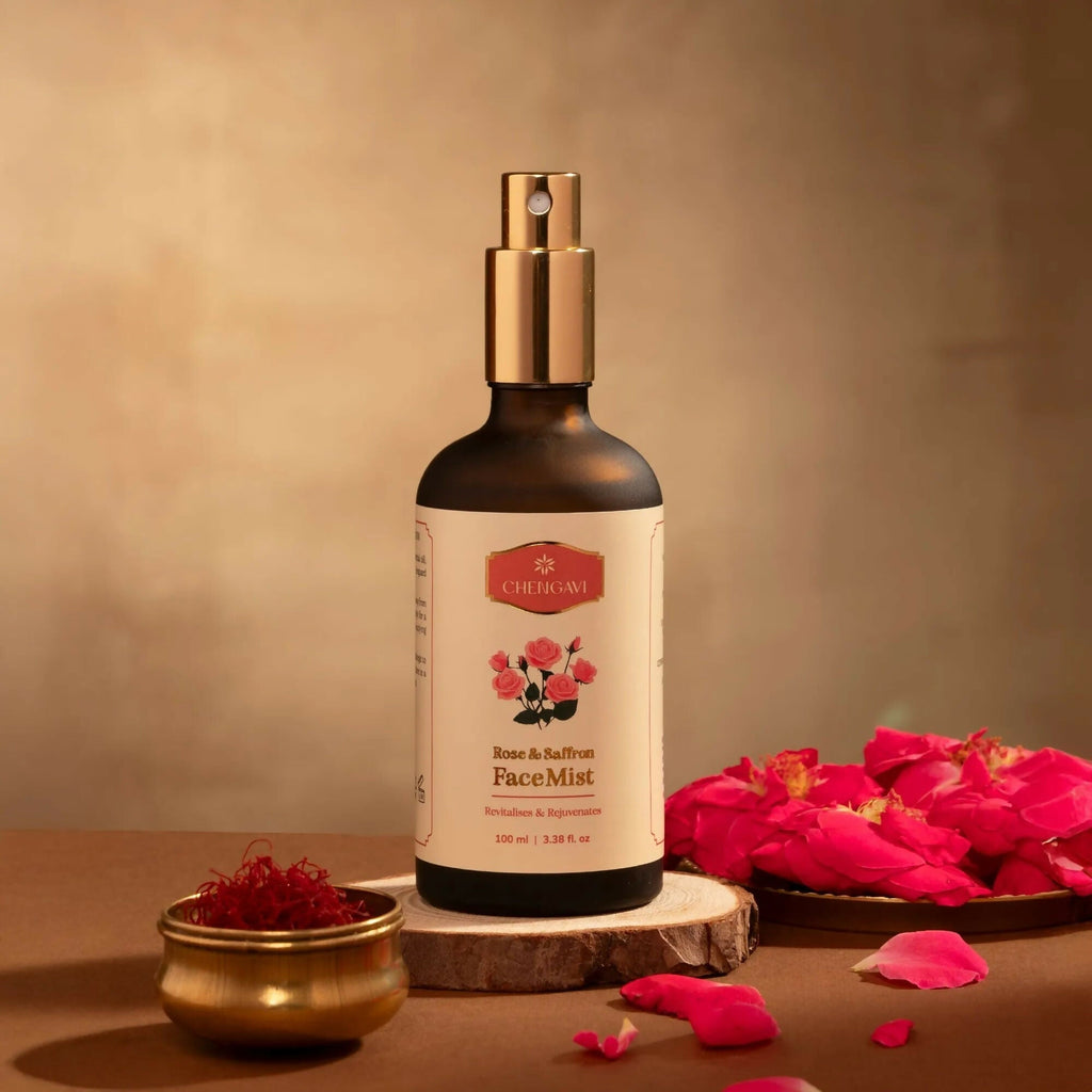 Chengavi Rose & Saffron Face Mist | Grocsy