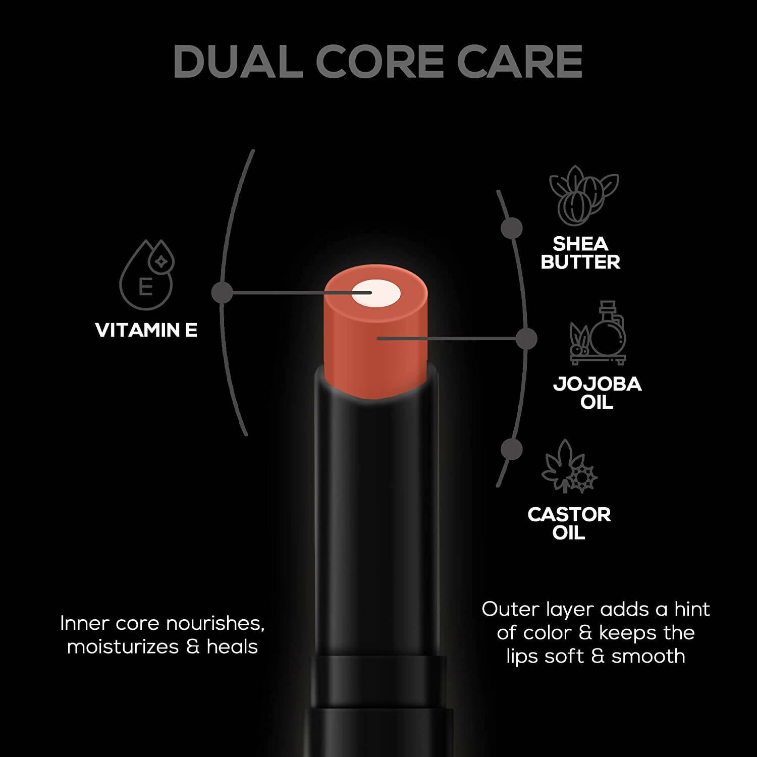 Renee Lip Fix 3 in 1 Tinted Lip Balm - Nutmeg | Grocsy