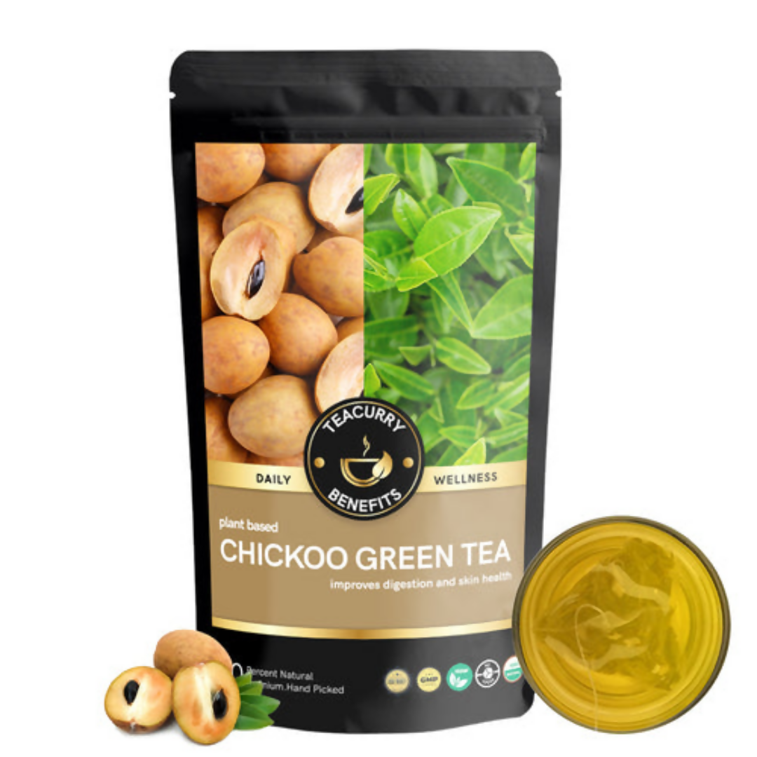 Teacurry Chickoo Green Loose Tea | Grocsy