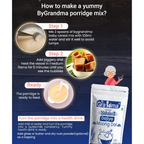 By Grandma Sprouted Cereal Instant Kichidi - Mix-Broken Wheat And Moong Dal | Grocsy