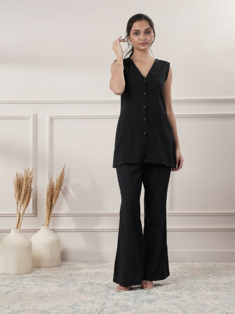 Joban Fashion Women's Black Co-Ord Set | Grocsy