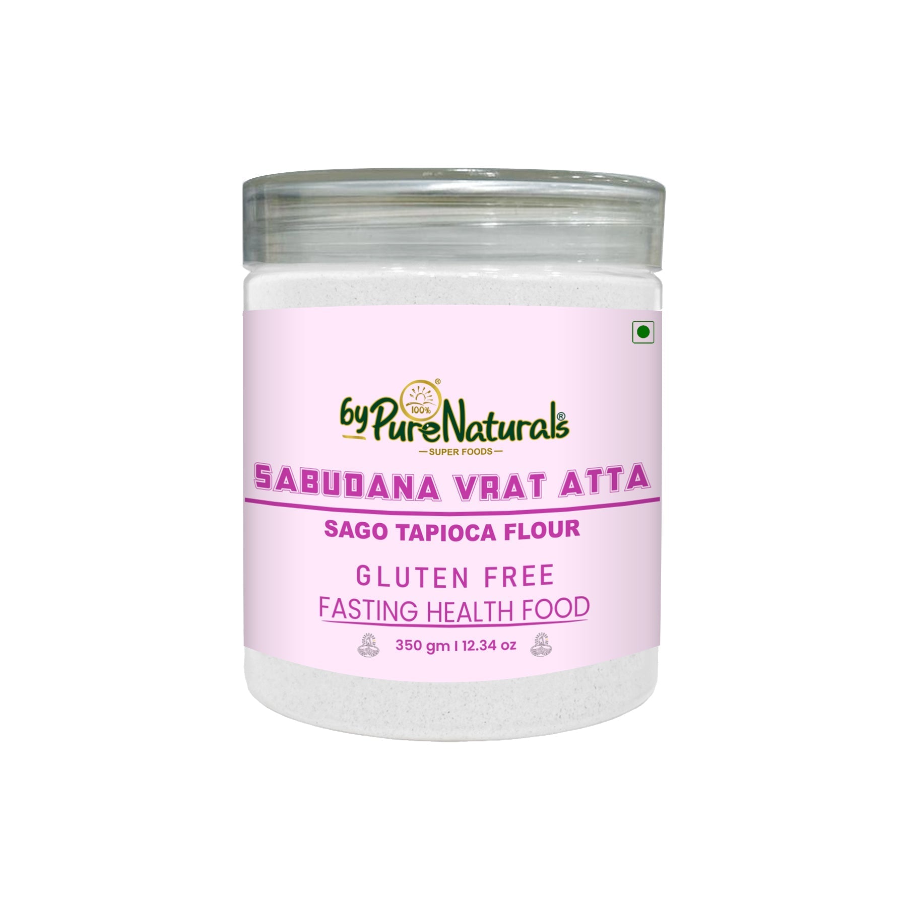 byPureNaturals Sabudana Vrat Atta (Sago Tapioca Flour) | Grocsy
