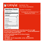 Girnar Black Tea Bags - Saffron | Grocsy