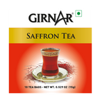 Girnar Black Tea Bags - Saffron | Grocsy