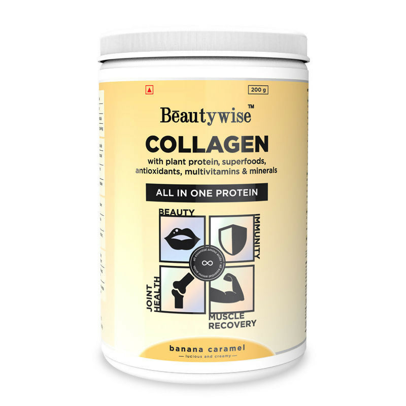 Beautywise All In One Collagen Proteins - Banana Caramel | Grocsy