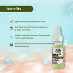 Luxura Sciences Salicylic Acid 2% Face Serum, Niacinamide Serum | Grocsy