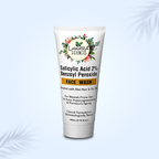 Luxura Sciences Salicylic Acid 2% Face Wash with Niacinamide, Benzoyl Peroxide, Aloe Vera & Tea Tree | Grocsy